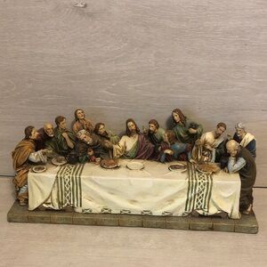 The Last Supper Figures Sculpture by Roman Inc. 2005 Resin